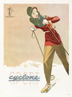 Cyclone (Sportswear) 1950 Woman Skiing