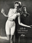 Lady (Lingerie) 1969 Dolly Panty, Bra, Jazz player, Photo Roland Bianchini