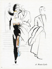 Germaine Lecomte 1946 Strapless Dress, A Monte-Carlo, Bernard Blossac