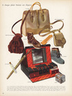 A chaque plaisir féminin son élégance, 1946 - Dominique Fircsa, Goyard, Fernande Desgranges, Saddler, Hermès, Line Vautrin, Drettas, Jad, Nina Ricci