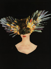 Leonor Fini 1946 Feathers Mask Costume, Bal du Pré-Catelan, Photo Rubin