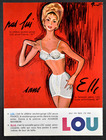 Lou 1962 Brénot Girdle Bra, Pas Lui Sans Elle