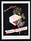 Helena Rubinstein 1949 Bernard Villemot, Maquillages, Lipstick